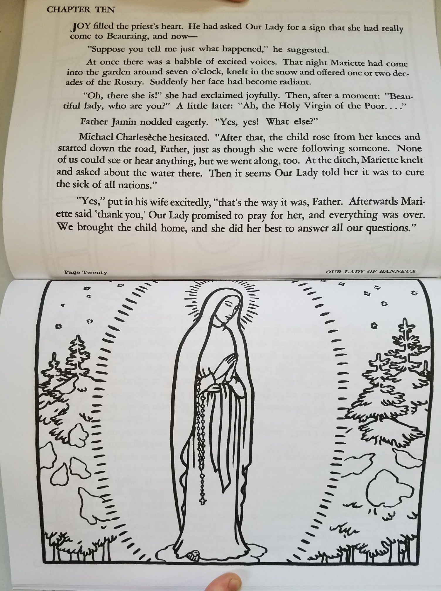 Our lady of banneux coloring book windeatt v st jerome school and library