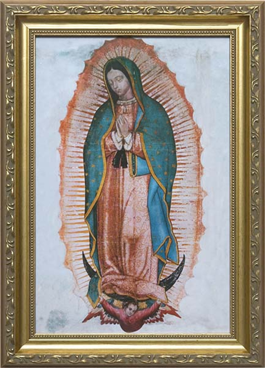 Sisters of carmel our lady of guadalupe framed print