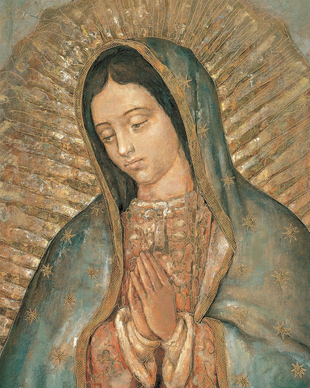 Our lady of guadalupe print only size x