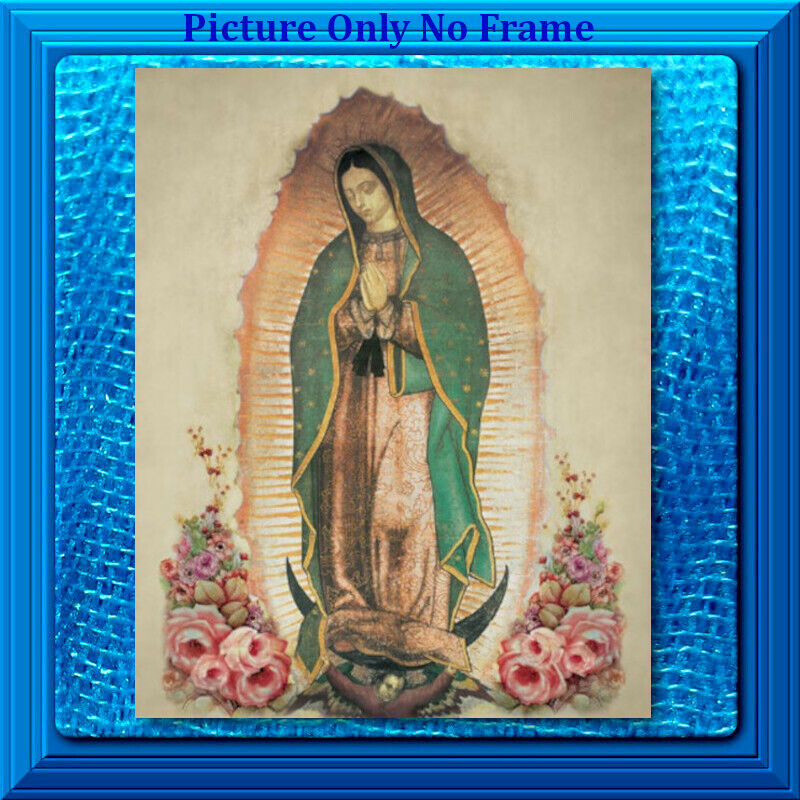 Our lady of guadalupe ã catholic art print poster picture virgin mary prayer â st johns institute hua ming