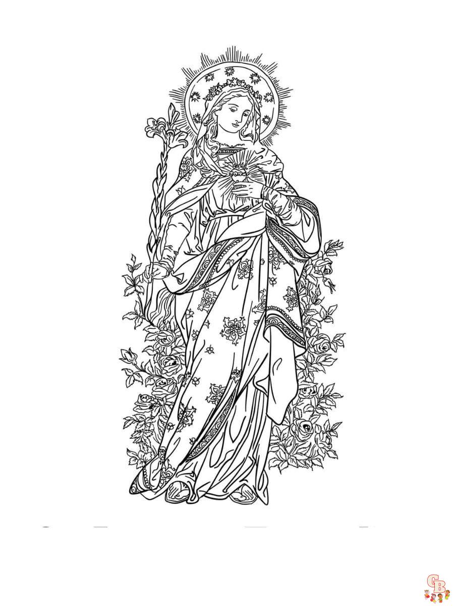 Printable catholic coloring pages free for kids and adults