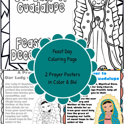 Our lady of guadalupe worksheet and activity pack made by teachers