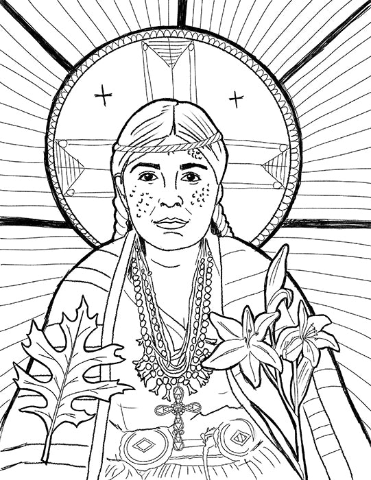 Digital coloring book pages â ministry of saints modern iconography