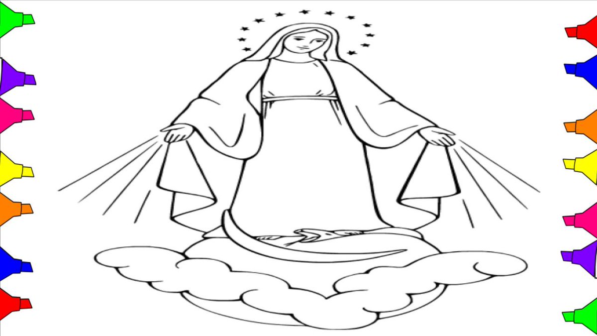 Coloring pages on x how to draw mary mother of god step by step for kids toddlers l christian coloring pages httpstcoctabyhxe httpstcoibapjpdrd x