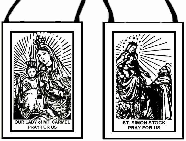 Â coloring book the brown scapular