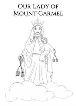 Our lady of mount carmel marian apparitions activities worksheets crafts