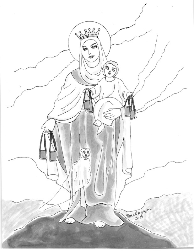 Lady of mount carmel