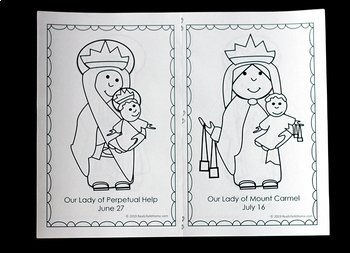 Mary coloring book