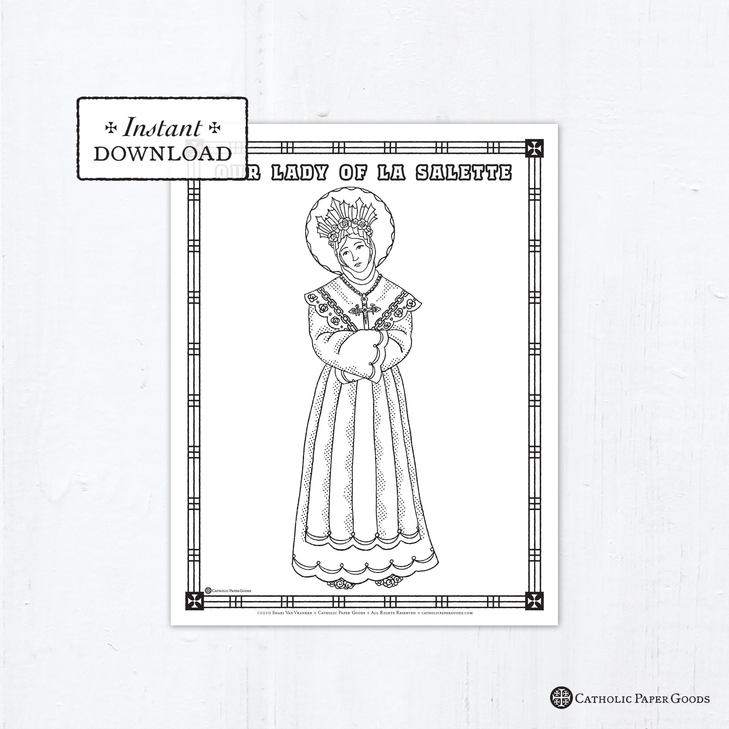 Catholic coloring pages