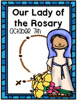 Our lady of the rosary by glitter and grace tpt