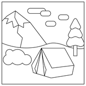 Camping coloring pages free coloring pages