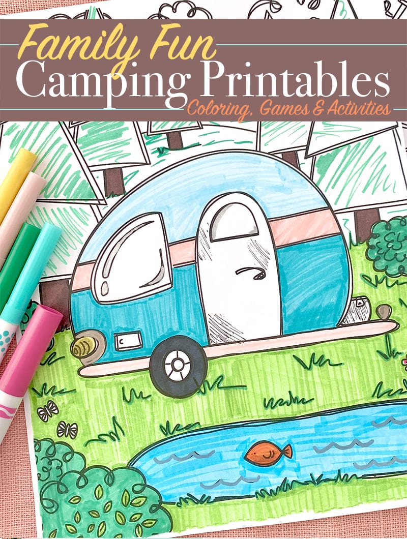 Free family fun camping printables