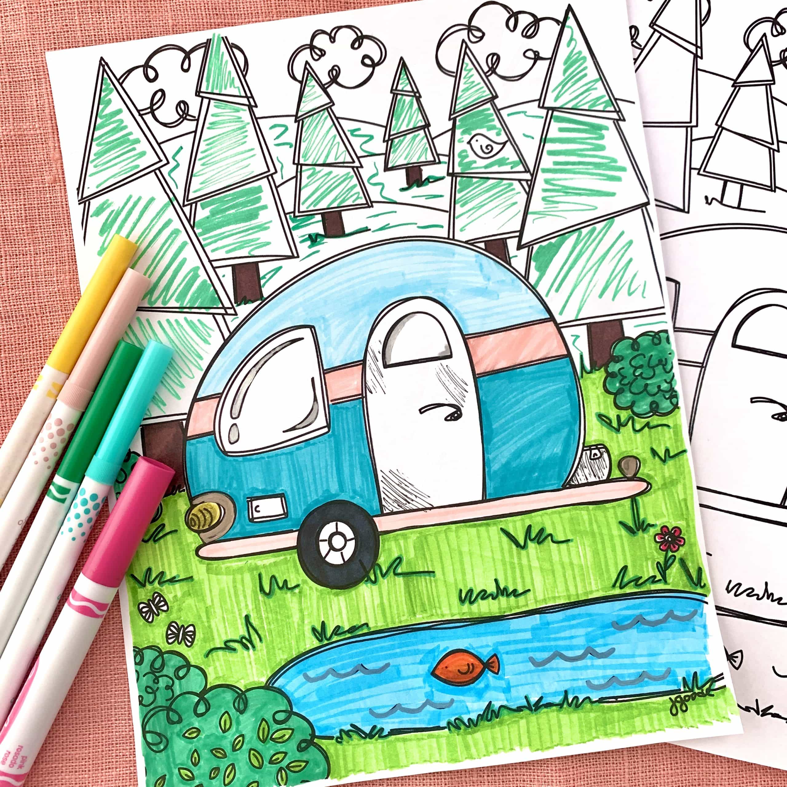 Free family fun camping printables