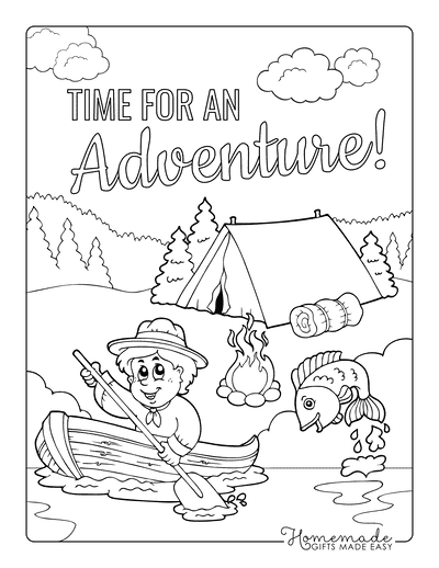 Free summer coloring pages for kids adults