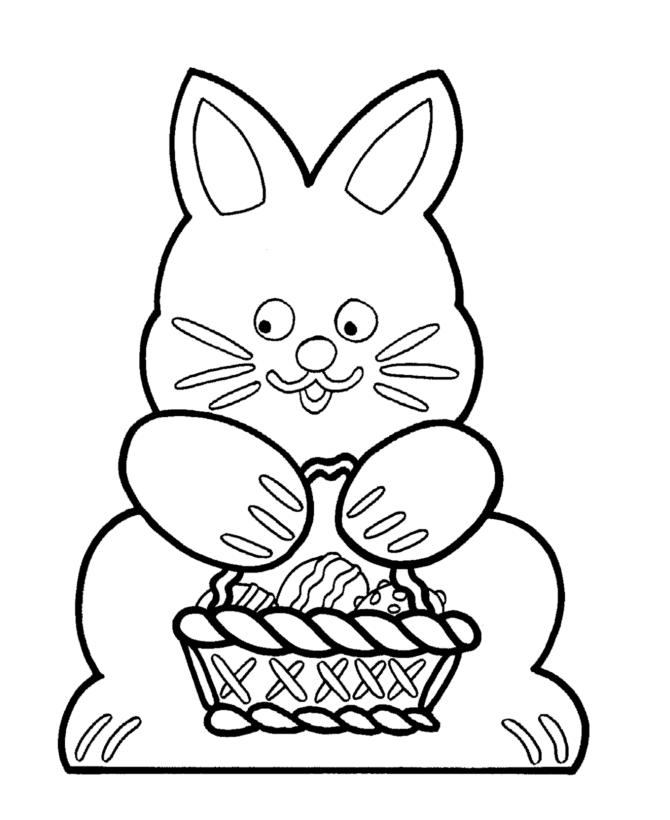Easter egg coloring pages bluebonkers