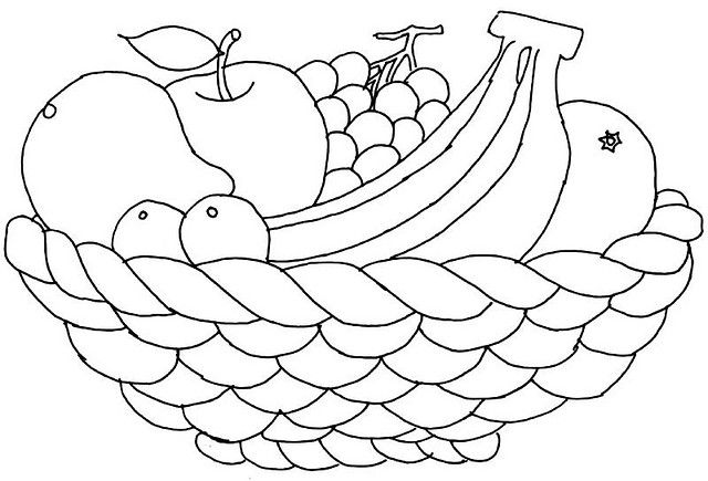 Anasänäfä meyve tabaää kaläbä fruit coloring pages basket drawing fruit basket drawing