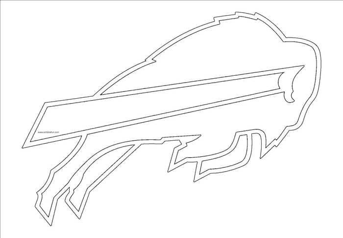 Nfl logo coloring pages printable pdf