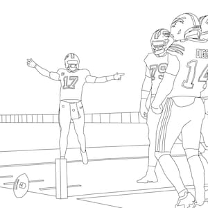 Bills coloring pages