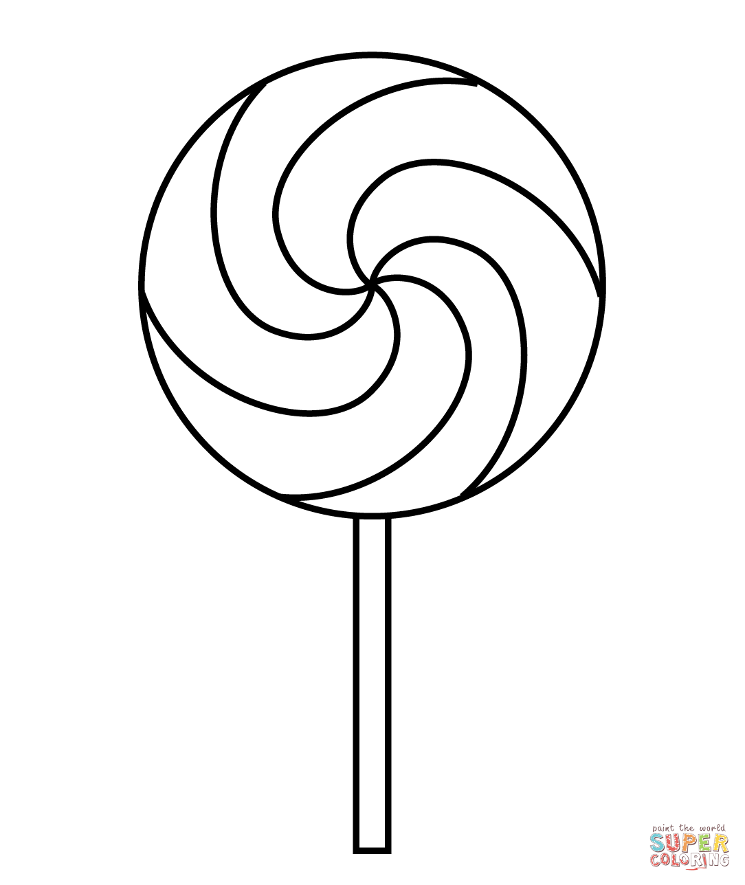 Candy coloring page free printable coloring pages