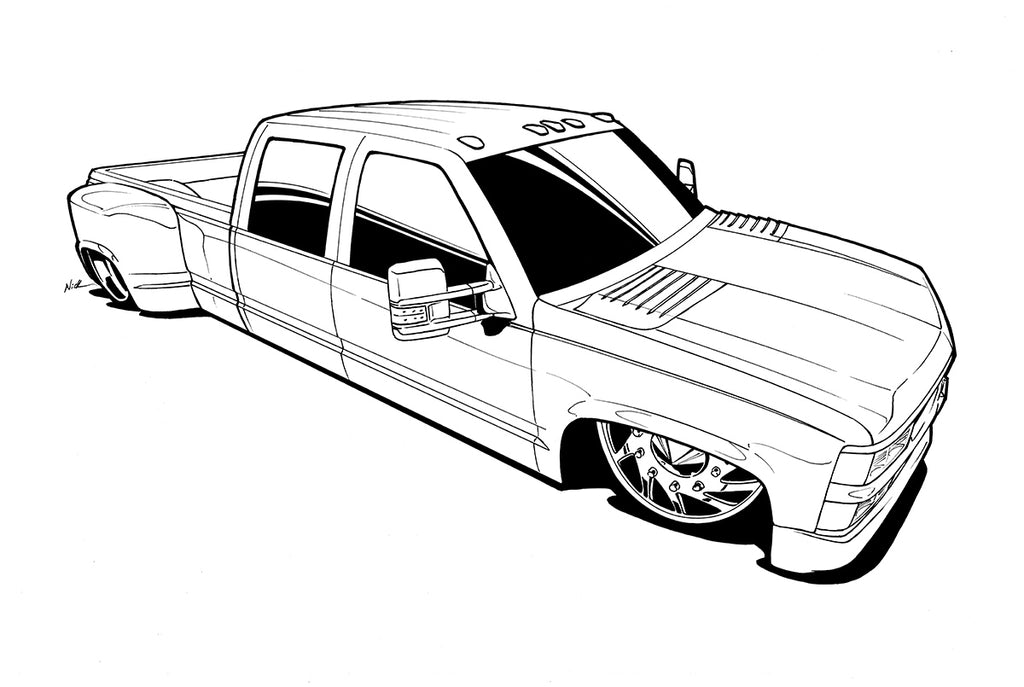 Dually ink outline â