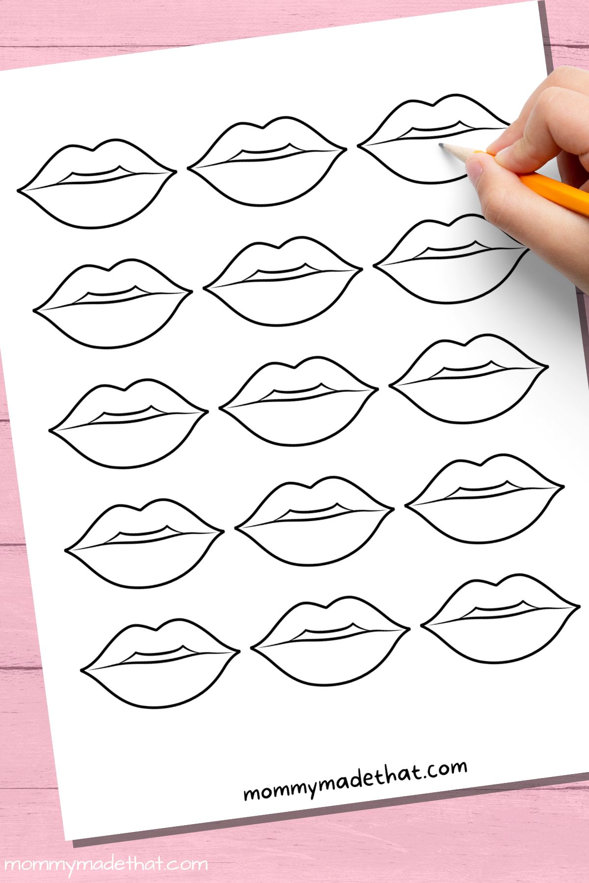 Lips templates free printable