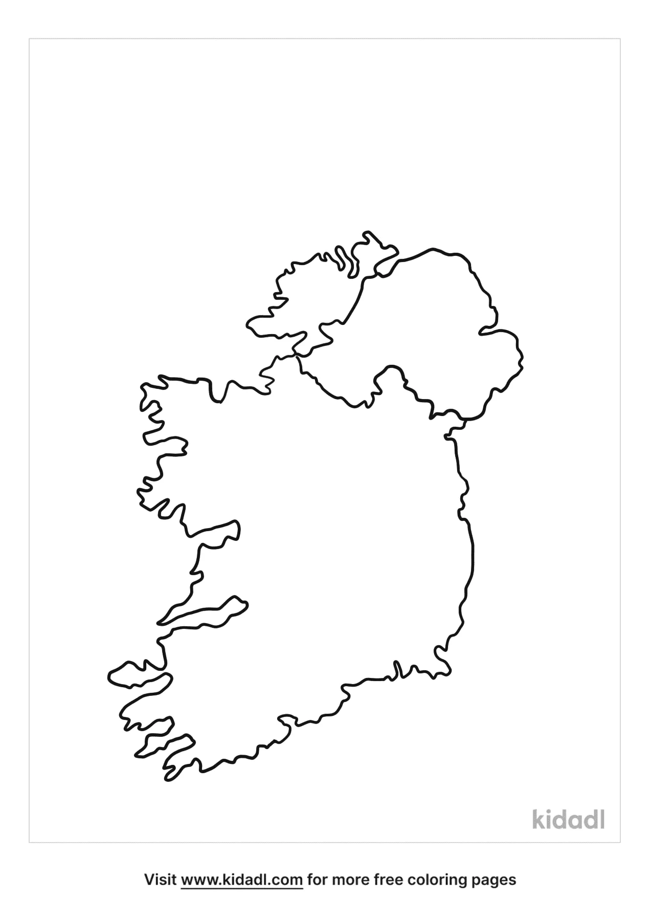 Free ireland coloring page coloring page printables