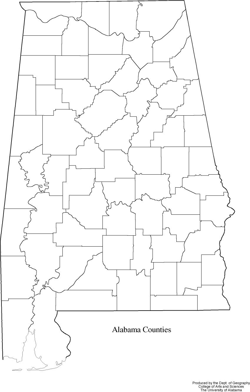 Alabama maps