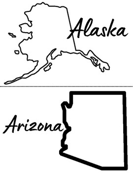 All states coloring pages by kansasmomlife tpt