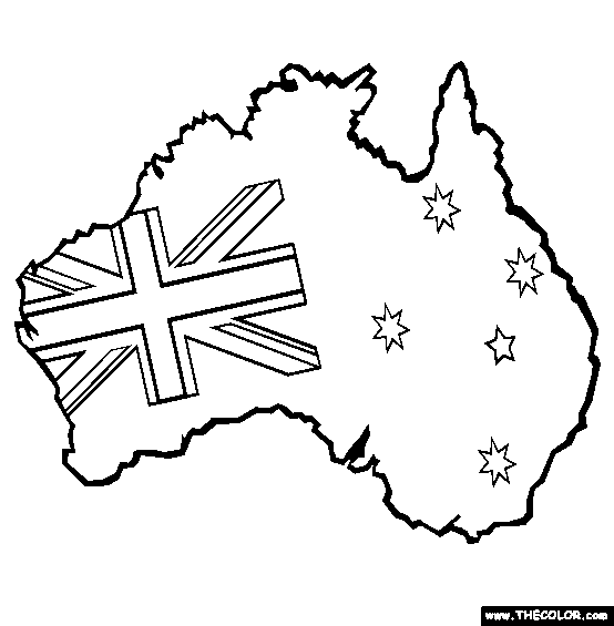 Australian ap online coloring page