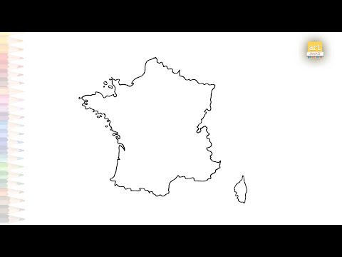 France ap drawing outline ap drawings easy how to draw france ap step by step artjanag