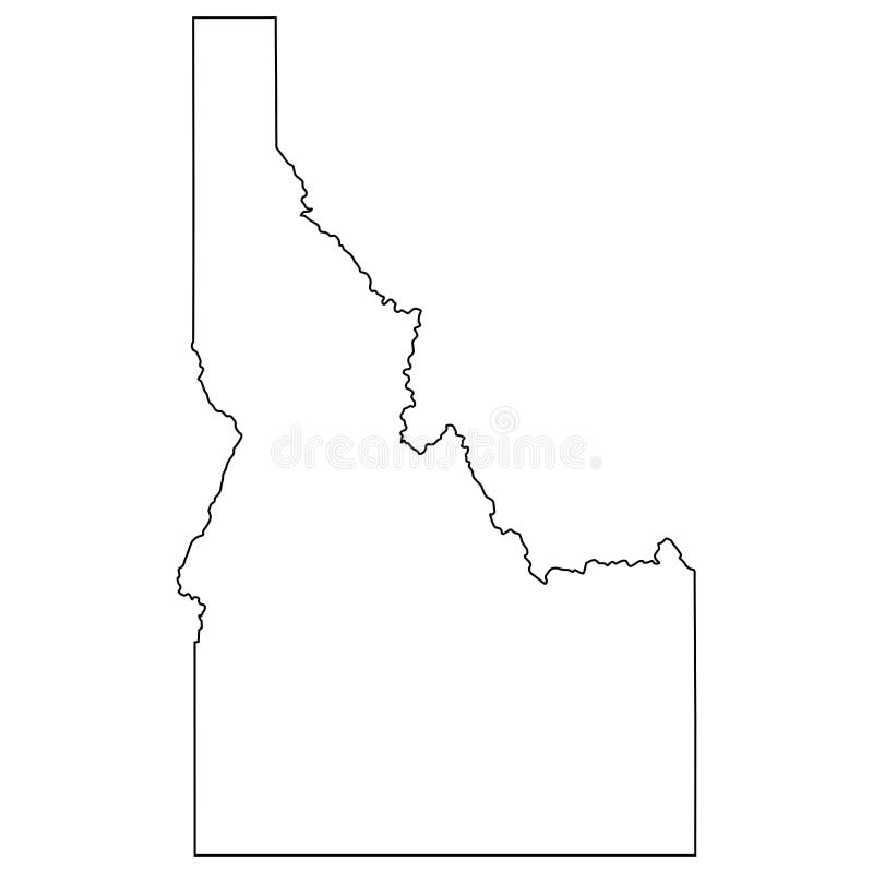 Idaho state outline stock illustrations â idaho state outline stock illustrations vectors clipart