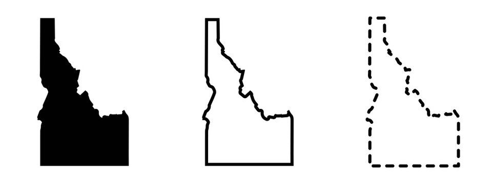 Idaho state outline images â browse photos vectors and video