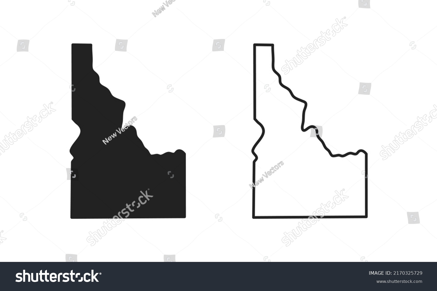 Idaho outline photos and images pictures