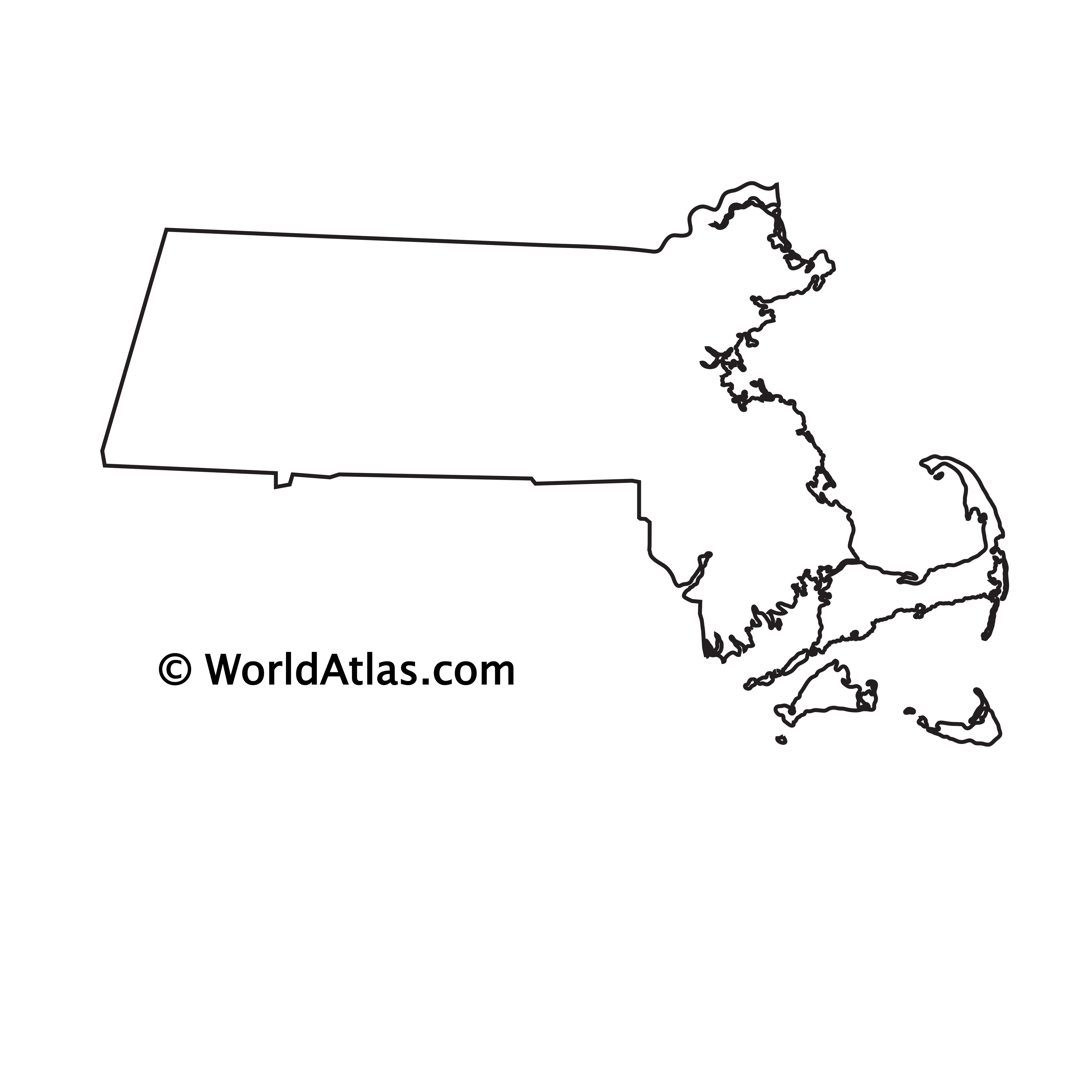 Massachusetts maps facts