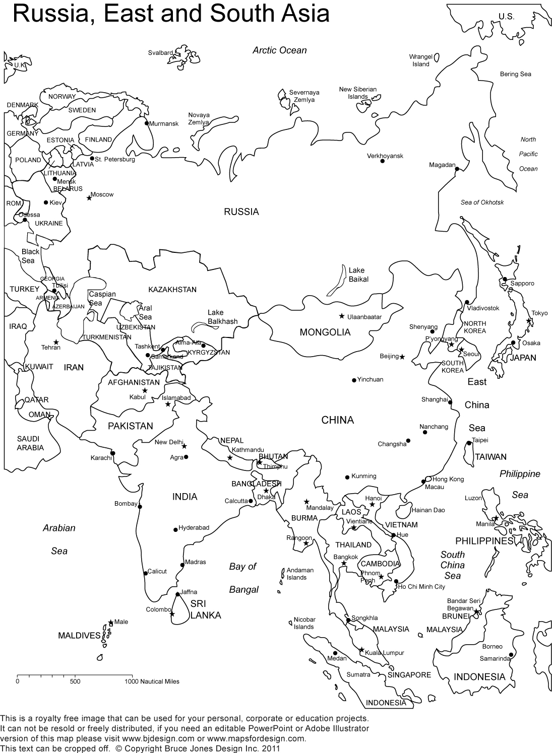World regional printable blank maps â royalty free jpg â