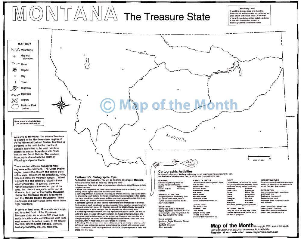 Montana map