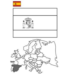 Spain coloring pages printable for free download