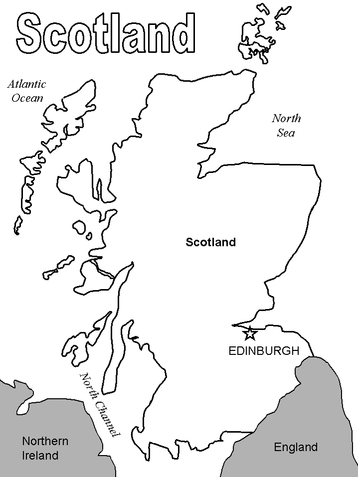 Print coloring page and book map scotland coloring pages for kids of all ages updated on thursday june nd â coloring pages scotland map colouring pages