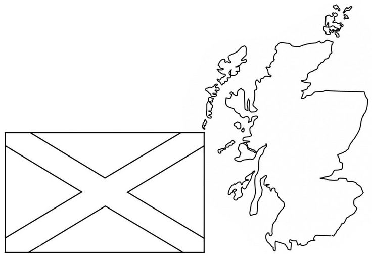 Scotland coloring pages learning culture and territories flag coloring pages flag of scotland coloring pages