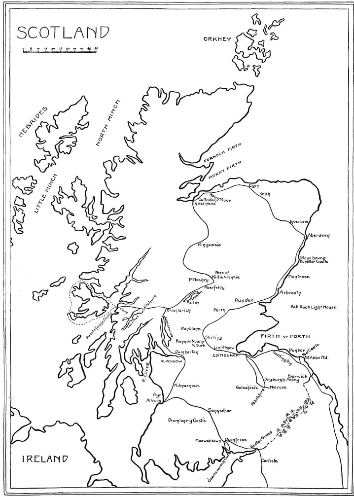 Scotland coloring pages