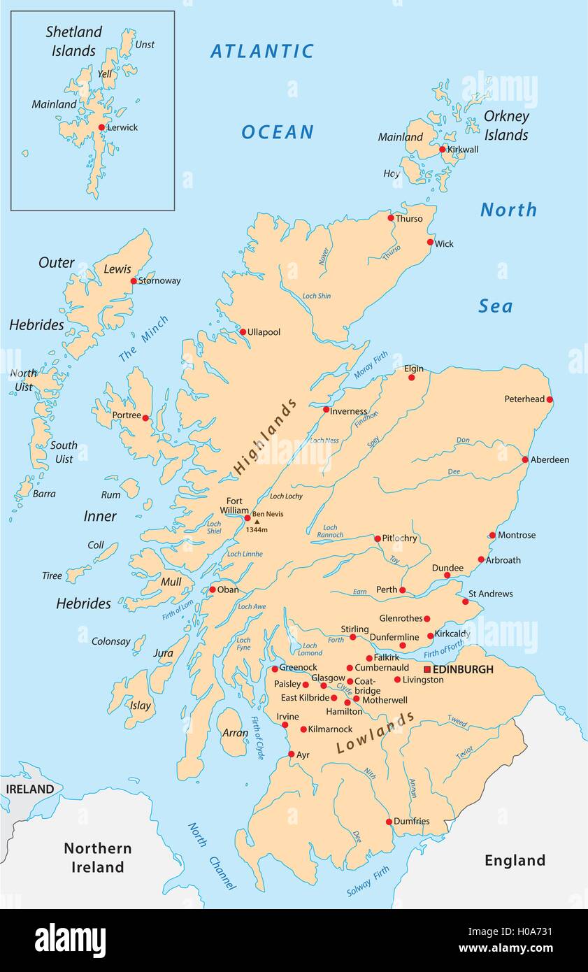 Scotland map hi