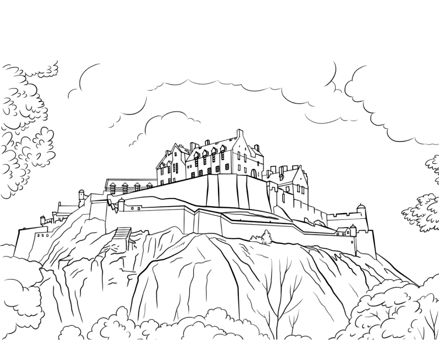 Scotland coloring pages