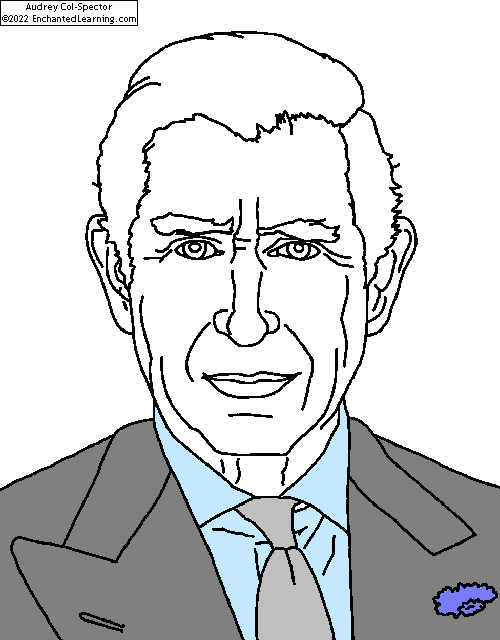 King charles iii coloring page