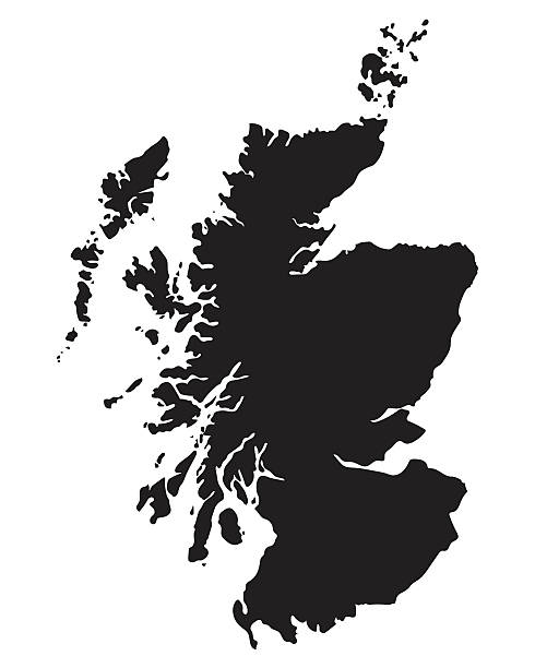 Scotland map stock photos pictures royalty