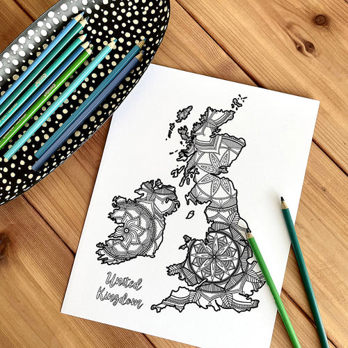 Coloring pages scotland map â ta muchly
