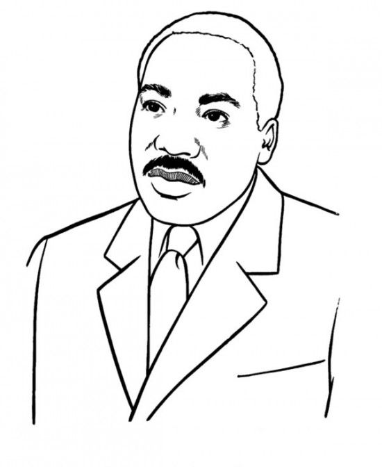 Martin luther king jr coloring pages and worksheets