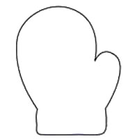 Mitten outline