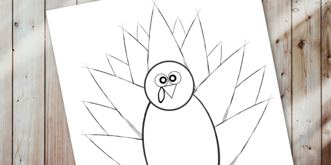 Free printable turkey coloring page for thanksgiving