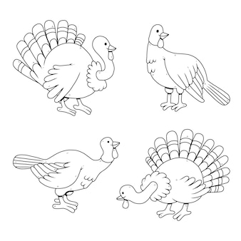 Turkey coloring images