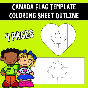 Canada flag template